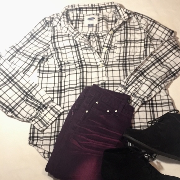 Old Navy flannel shirt - Picture 1 of 4
